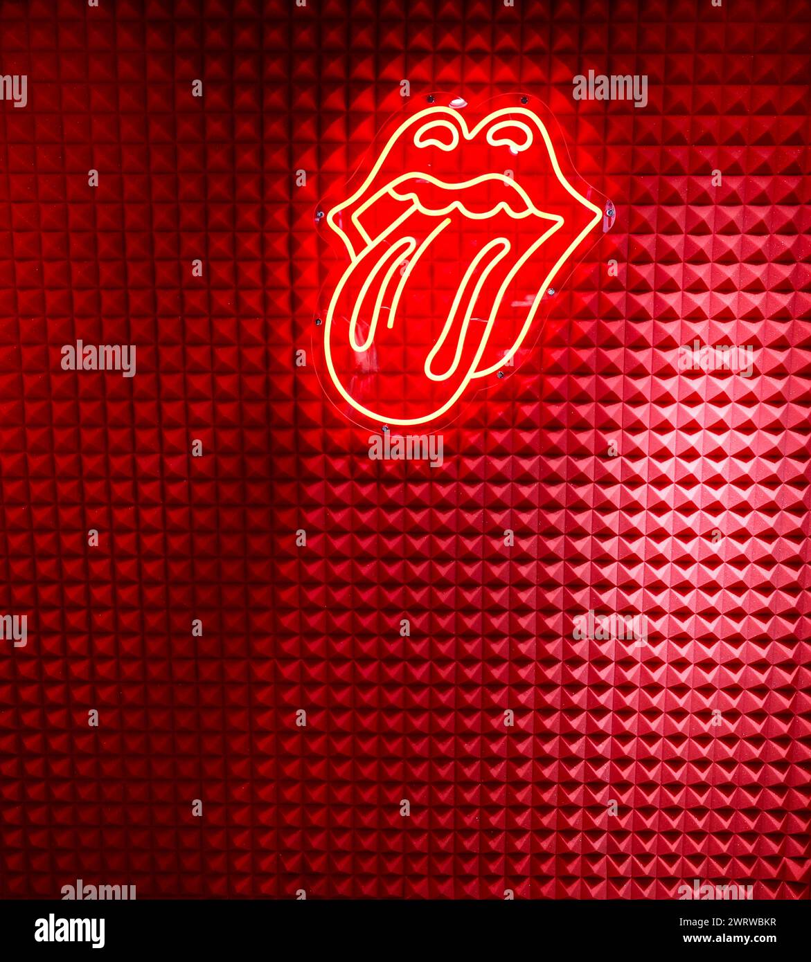 L'ABBIGLIAMENTO UFFICIALE RS NO.9 DI ROLLING STONES A TOKYO Foto Stock