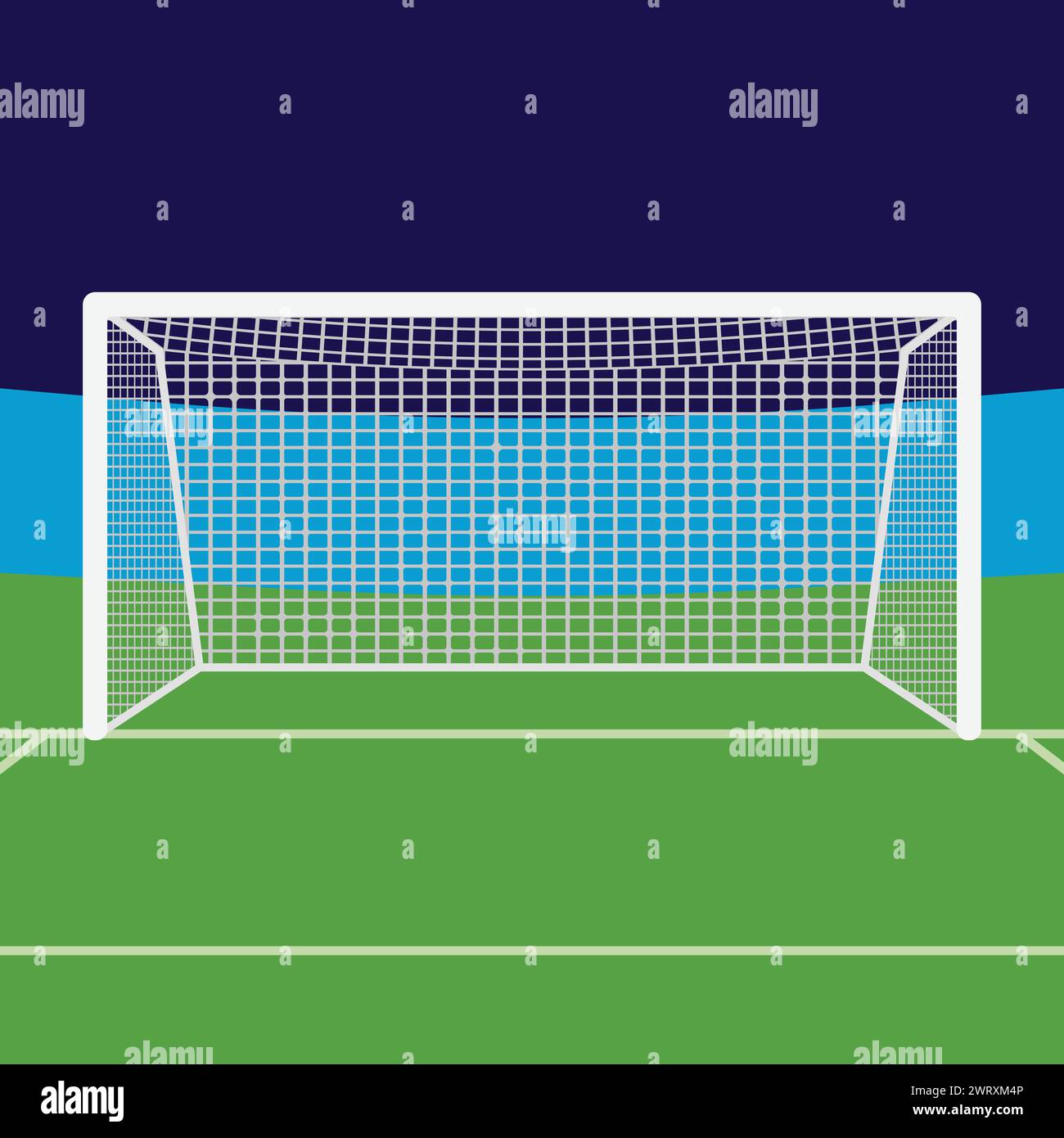 Calcio calcio calcio obiettivo Net Vector illustrazione icona calcio Sport obiettivo Net Vector icona Illustrazione Vettoriale