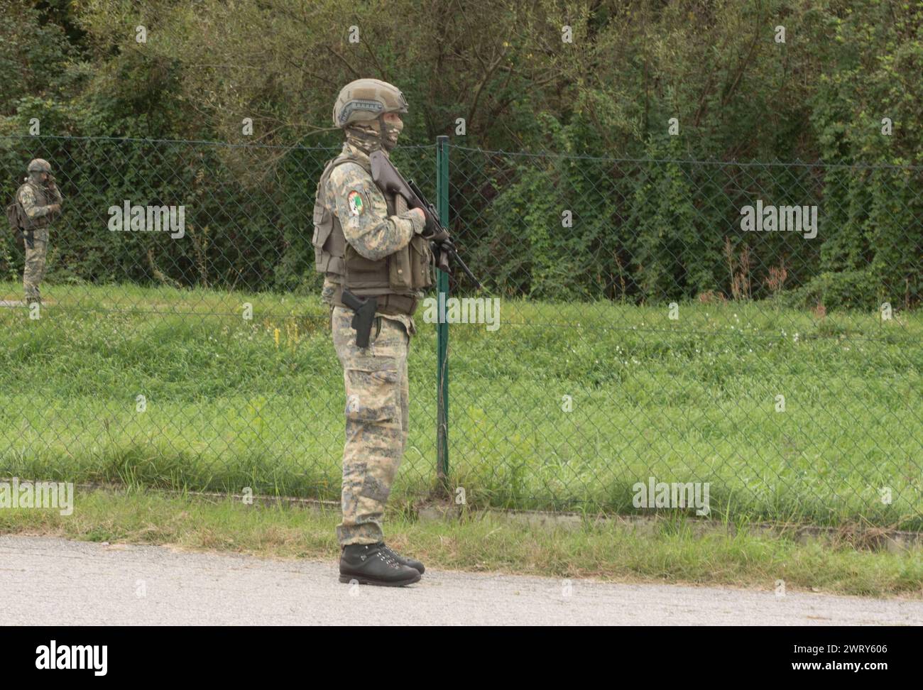 il bundesheer, l'esercito federale d'austria in diversi atti il bundesheer, l'esercito federale d'austria Foto Stock