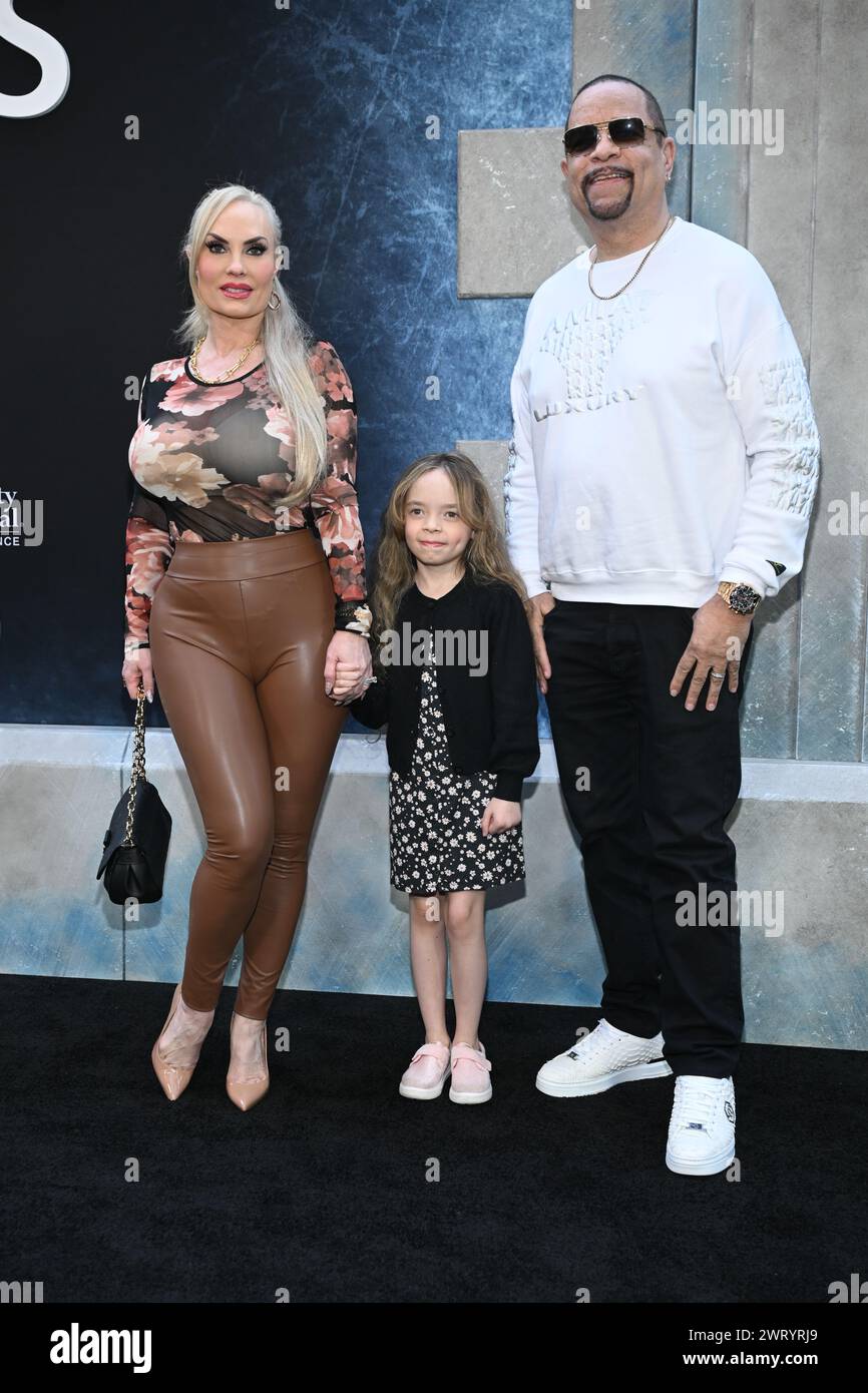 Coco Austin, Chanel Nicole e Ice-T. Foto Stock