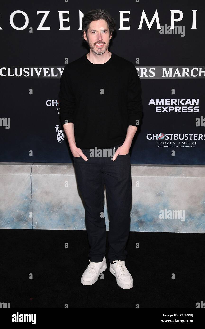 New York, Stati Uniti. 14 marzo 2024. Jason Reitman partecipa alla prima di "Ghostbusters: Frozen Empire" all'AMC Lincoln Square Theater, New York, NY, 14 marzo 2024. (Foto di Anthony Behar/Sipa USA) credito: SIPA USA/Alamy Live News Foto Stock