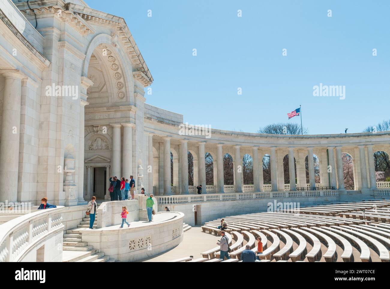 Arlington National Cemetery, United States National Cemetery System nella contea di Arlington, Virginia, USA Foto Stock