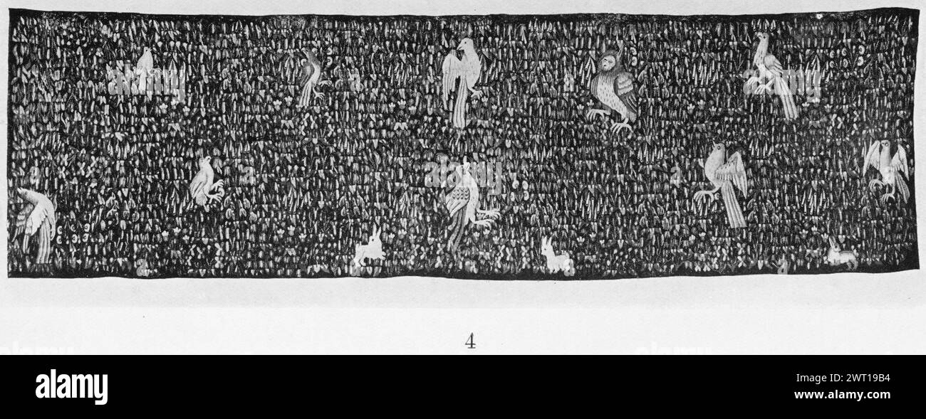 Millefleurs con vari uccelli. Sconosciuto c. 1500-1530 arazzi dimensioni: H 3'6' x W 11'10' arazzo materiali/tecniche: Sconosciuta Cultura: Paesi Bassi meridionali tessitura Centro: Sconosciute opere correlate: Arazzi compositivamente simili, Minneapolis, Institute of Arts, REF. 34.4, "arazzo allegorico "Millefleurs" con animali" Foto Stock Millefleurs con vari uccelli. Sconosciuto c. 1500-1530 arazzi dimensioni: H 3'6' x W 11'10' arazzo materiali/tecniche: Sconosciuta Cultura: Paesi Bassi meridionali tessitura Centro: Sconosciute opere correlate: Arazzi compositivamente simili, Minneapolis, Institute of Arts, REF. 34.4, "arazzo allegorico "Millefleurs" con animali" Foto Stock