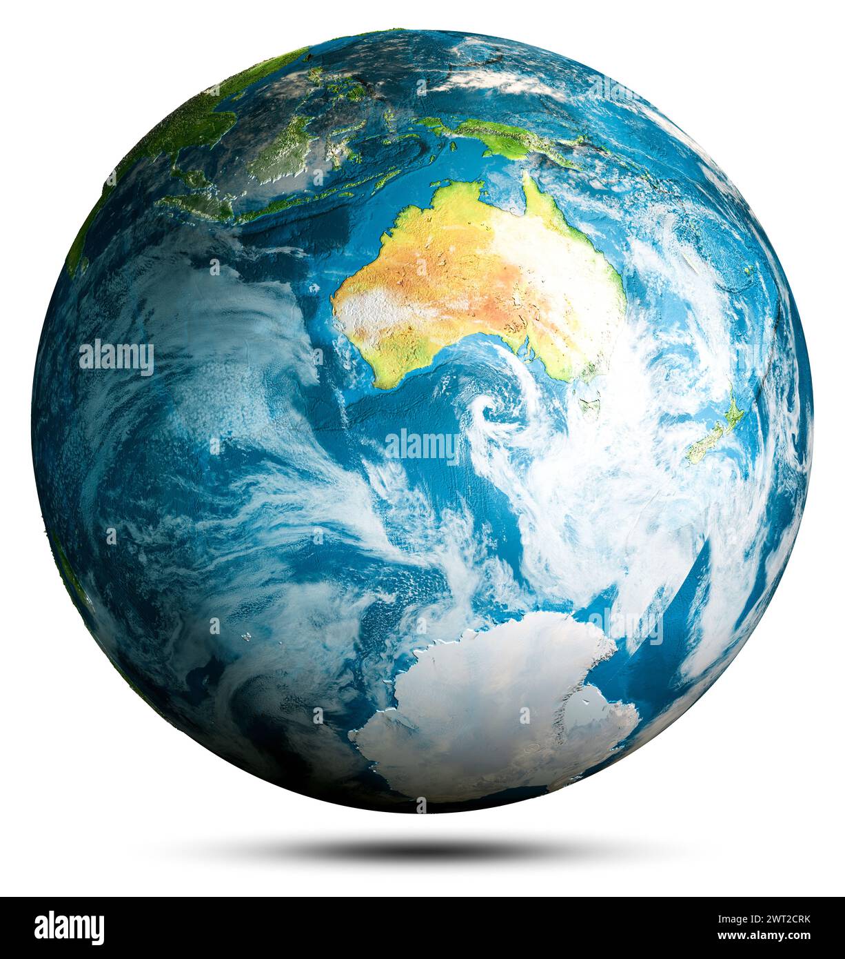Mappa del mondo. Elementi di questa immagine forniti dalla NASA. rendering 3d Foto Stock