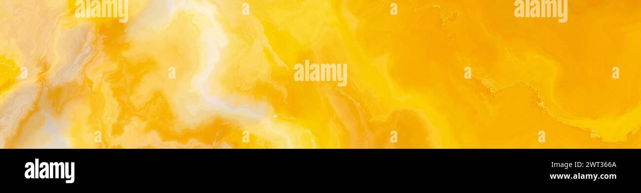 Piastrella in onice giallo ad alta risoluzione con motivo ondulato. Trama e sfondo. illustrazione 2d. Foto Stock