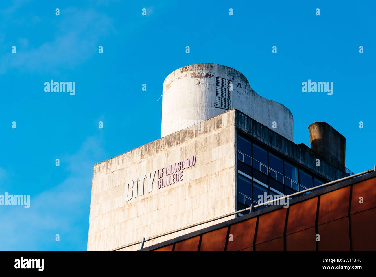 Glasgow, Regno Unito - 6 dicembre 2023: Città di Glasgow College Foto Stock