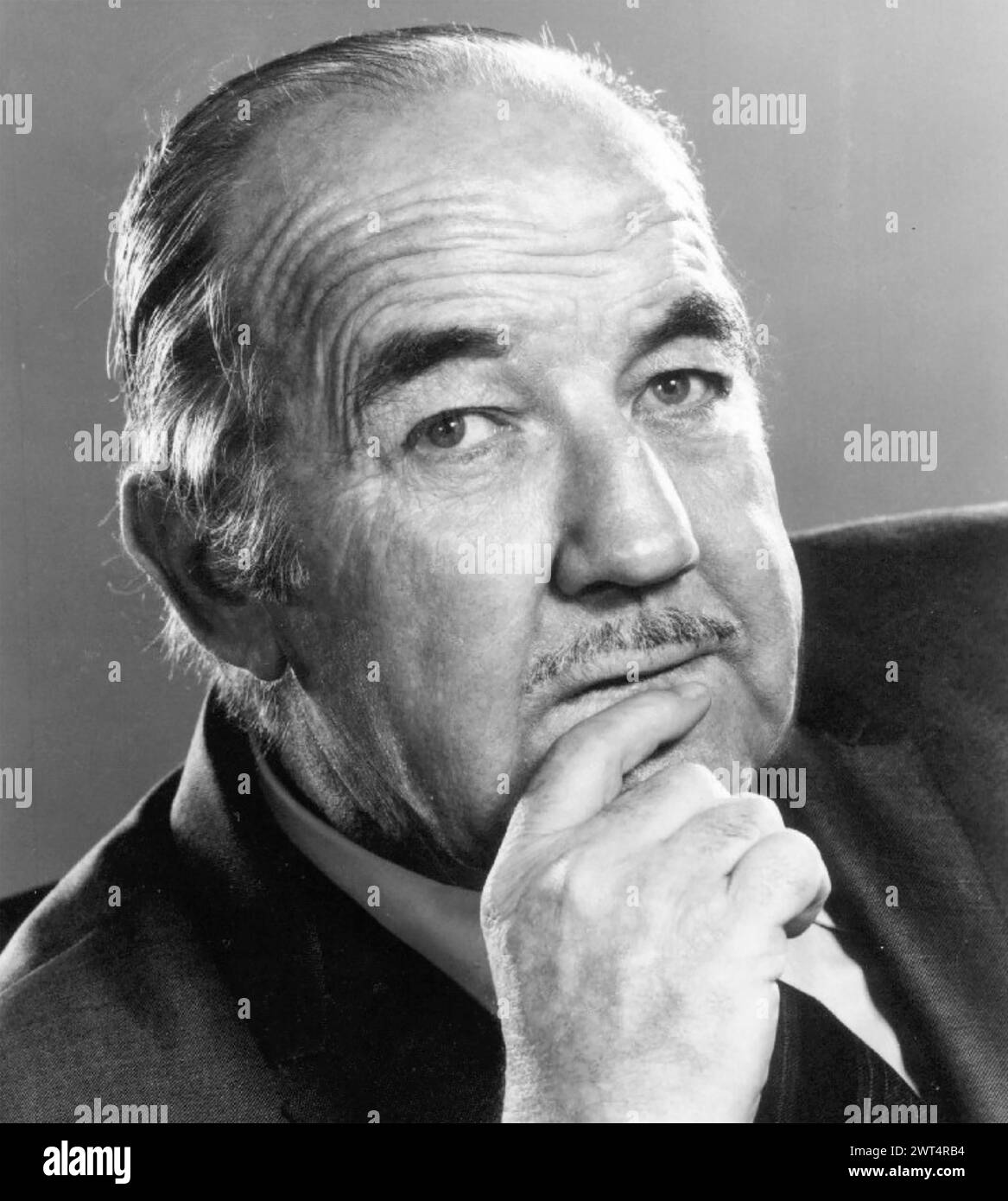 BRODERICK CRAWFORD (1911-§986) attore cinematografico statunitense nel §971 Foto Stock