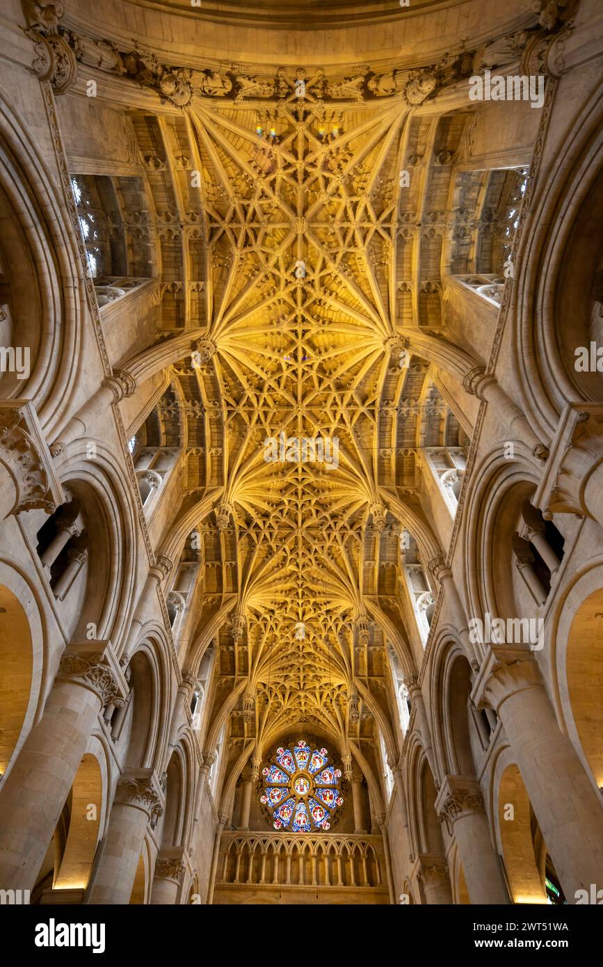La Cattedrale, il Christ Church College, Oxford, Inghilterra Foto Stock