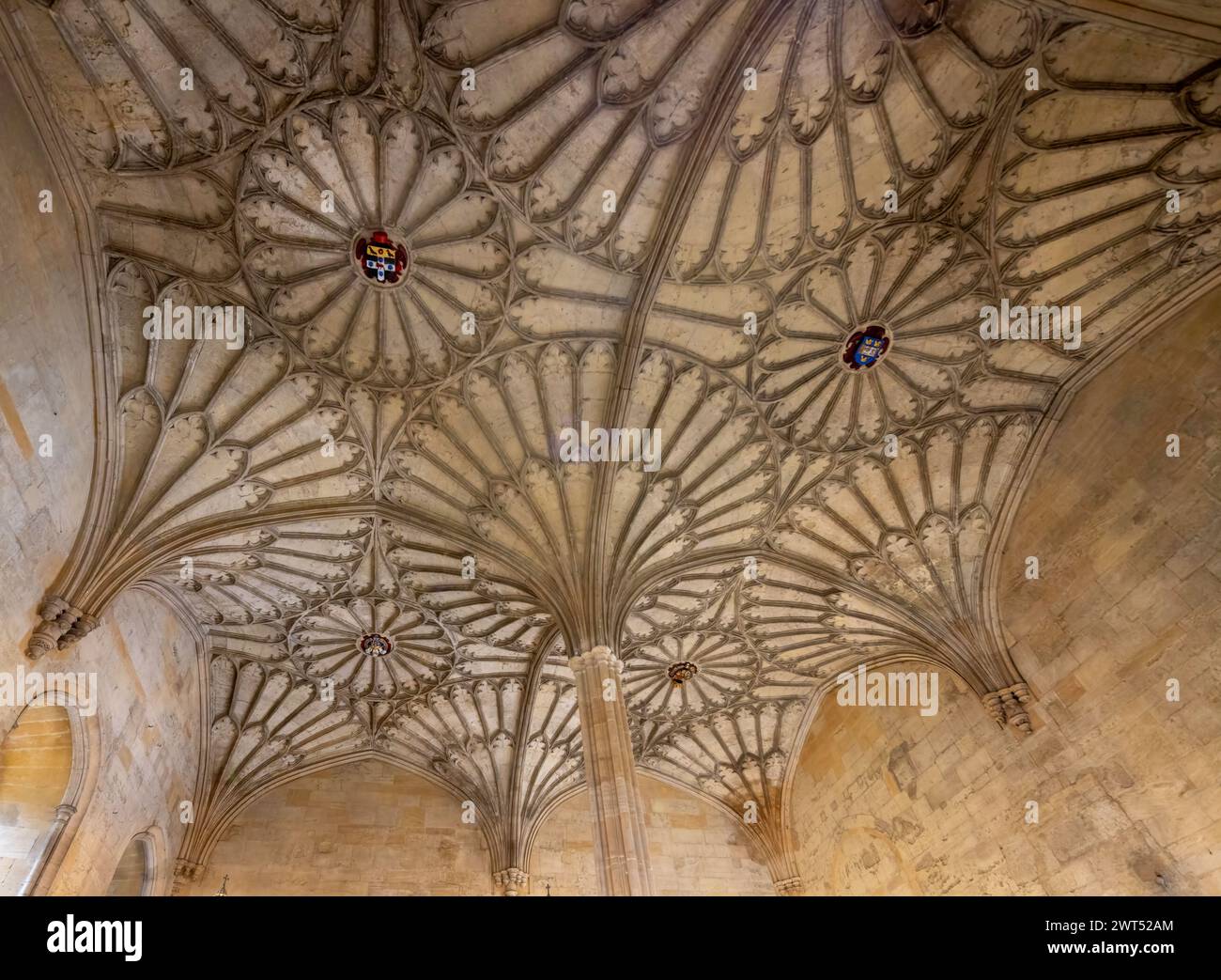 Scala Bodley per la Great Hall, il Chest Church College, Oxford, Inghilterra Foto Stock