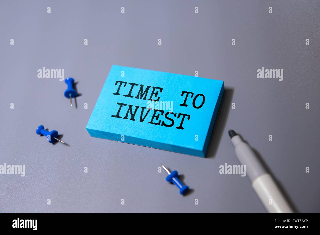 È tempo di investire il concetto. affari Foto Stock