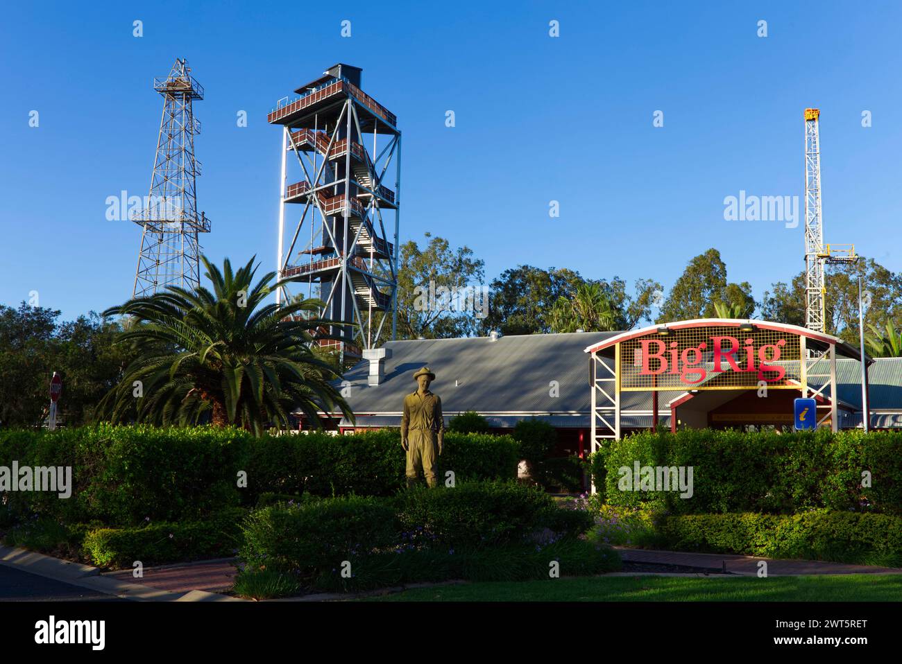 Centro informazioni turistiche Big Rig Roma Queensland Australia Foto Stock