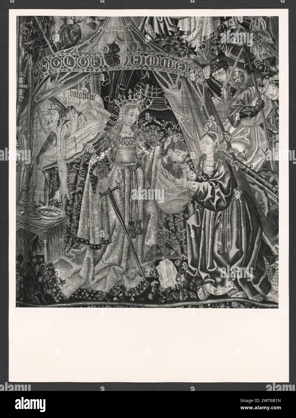 Lazio Roma Roma Palazzo Venezia, Museo0. Hutzel, Max 1960-1990 Post-medievale: Collezione di arazzi nella "sala Regia" Note: Occupare le stanze dell'appartamento Balbo, dove Paolo II visse e riunì le sue collezioni. Arazzi tedeschi e francesi del XVI secolo, tutti prodotti a Bruxelles, e cinque arazzi italiani da Riviera su disegni di cartoni animati di Giov. Franco Romanelli nel 1637-42. Il fotografo e studioso tedesco Max Hutzel (1911-1988) fotografò in Italia dai primi anni '1960 fino alla sua morte. Il risultato di questo progetto, citato da Hutzel come foto Arte mi Foto Stock