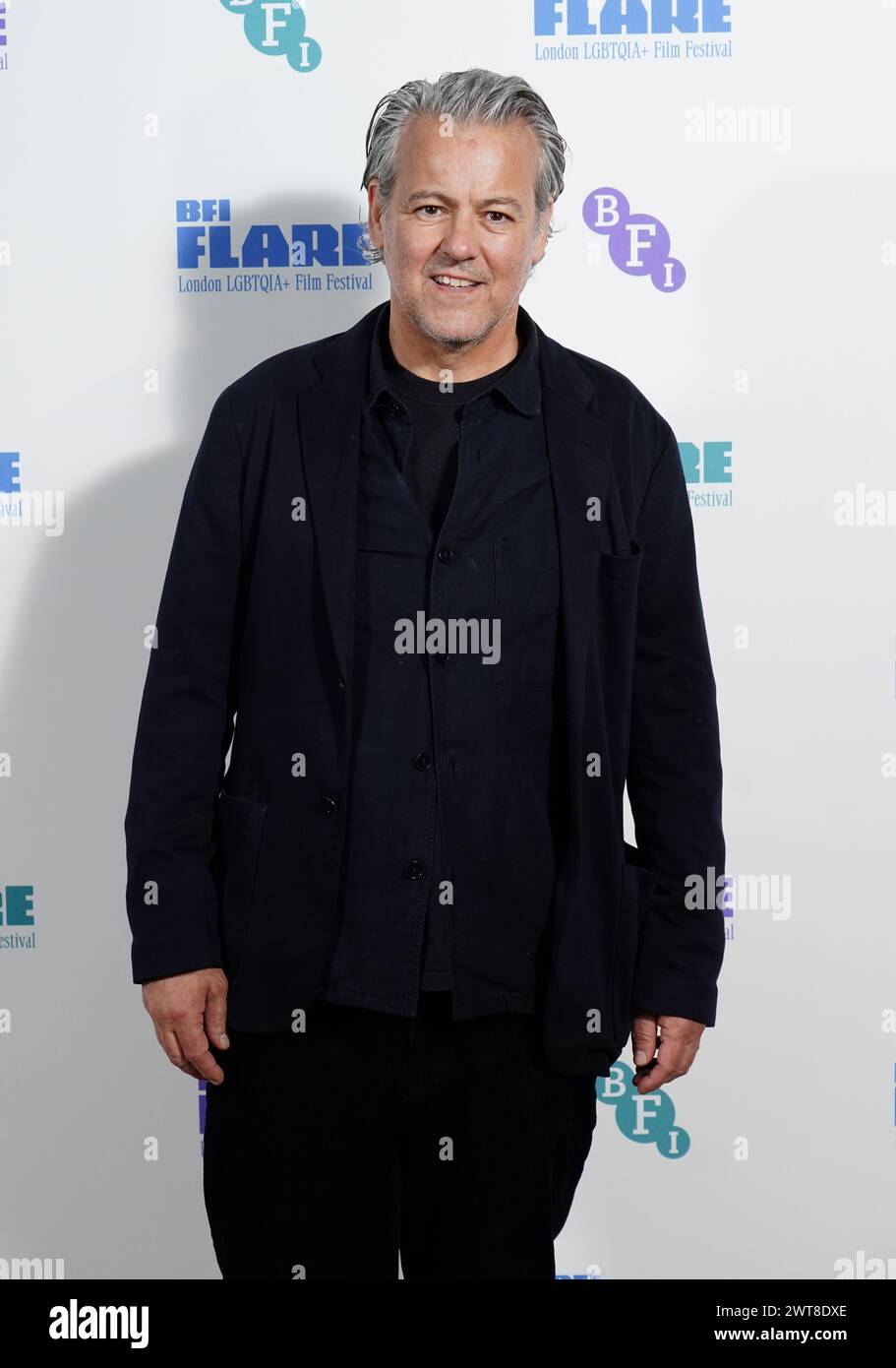 Rupert Graves partecipa al BFI Flare Film Festival Merchant Ivory documentario proiettato al BFI Southbank, Londra. Data foto: Sabato 16 marzo 2024. Foto Stock