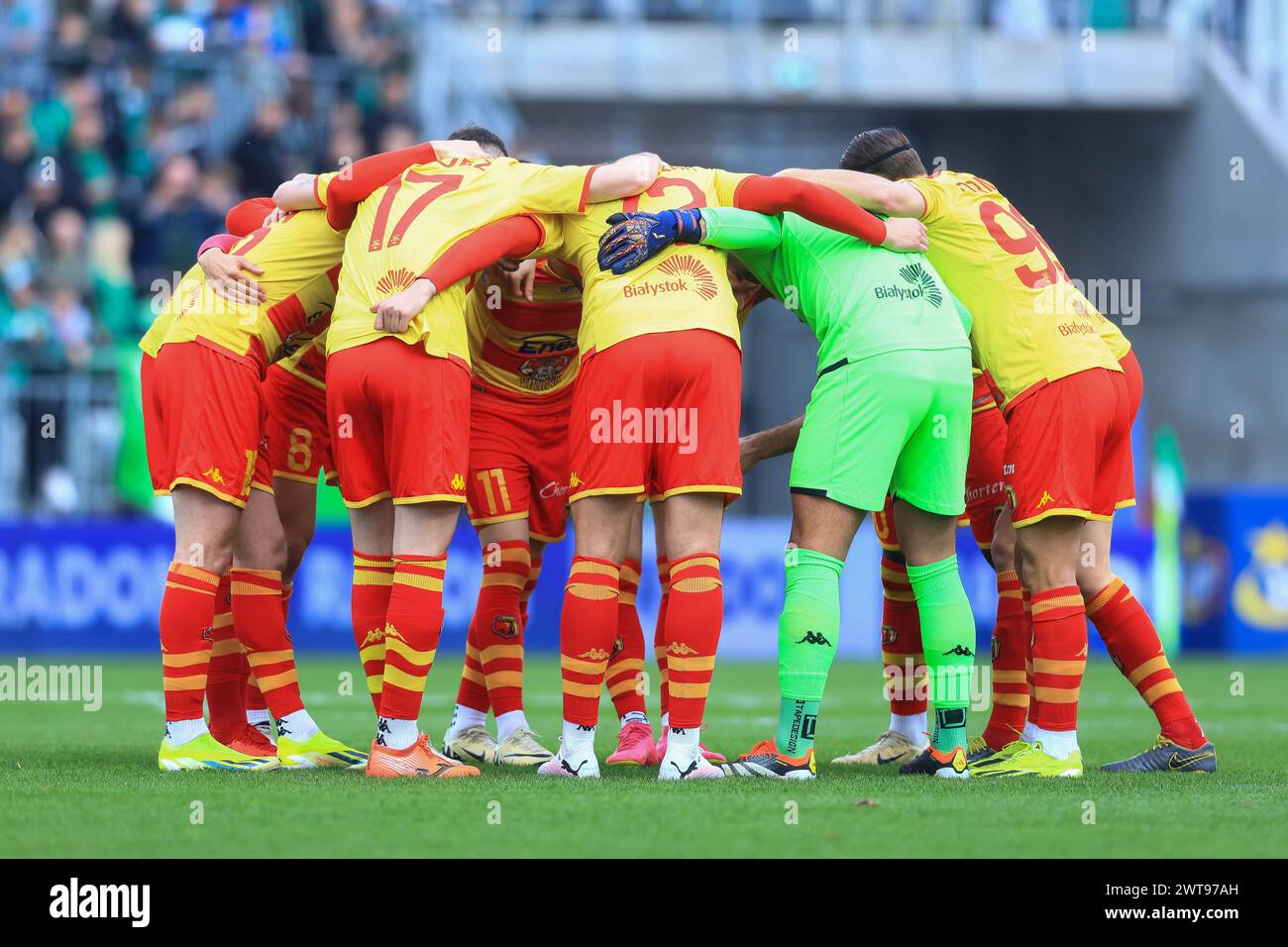 16.03.2024 Radom Pilka nozna PKO Ekstraklasa 2023/2024 Radomiak Radom - Jagiellonia Bialystok N/z foto Adam Starszynski/PressFocus 16.03.2024 Radom Football PKO Ekstraklasa2023/2024, top Division polacca Radomiak Radom - Jagiellonia Bialystok Credit Adam Starszynski/PressFocus Credit: SIPA USA/Alamy Live News Foto Stock