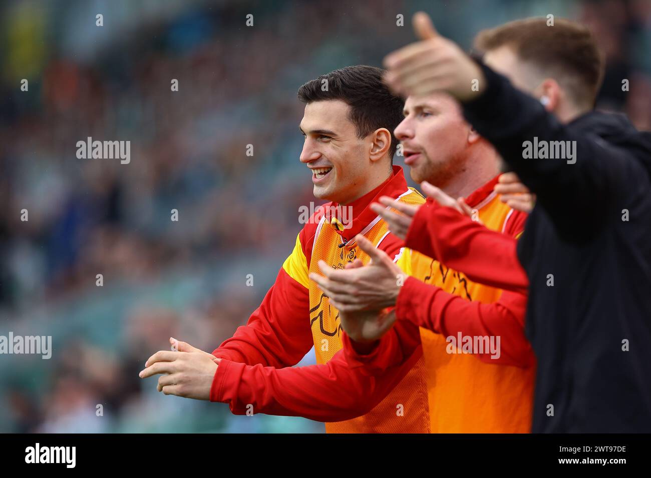 16.03.2024 Radom Pilka nozna PKO Ekstraklasa 2023/2024 Radomiak Radom - Jagiellonia Bialystok N/z foto Adam Starszynski/PressFocus 16.03.2024 Radom Football PKO Ekstraklasa2023/2024, top Division polacca Radomiak Radom - Jagiellonia Bialystok Credit Adam Starszynski/PressFocus Credit: SIPA USA/Alamy Live News Foto Stock