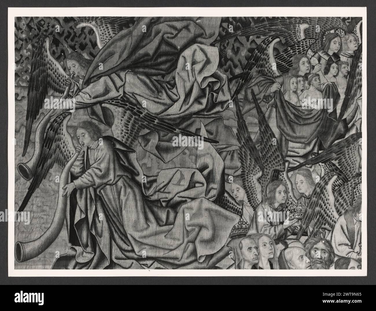 Lazio Roma Roma Palazzo Venezia, Museo4. Hutzel, Max 1960-1990 Post-medievale: Collezione di arazzi nella "sala Regia" Note: Occupare le stanze dell'appartamento Balbo, dove Paolo II visse e riunì le sue collezioni. Arazzi tedeschi e francesi del XVI secolo, tutti prodotti a Bruxelles, e cinque arazzi italiani da Riviera su disegni di cartoni animati di Giov. Franco Romanelli nel 1637-42. Il fotografo e studioso tedesco Max Hutzel (1911-1988) fotografò in Italia dai primi anni '1960 fino alla sua morte. Il risultato di questo progetto, citato da Hutzel come foto Arte mi Foto Stock