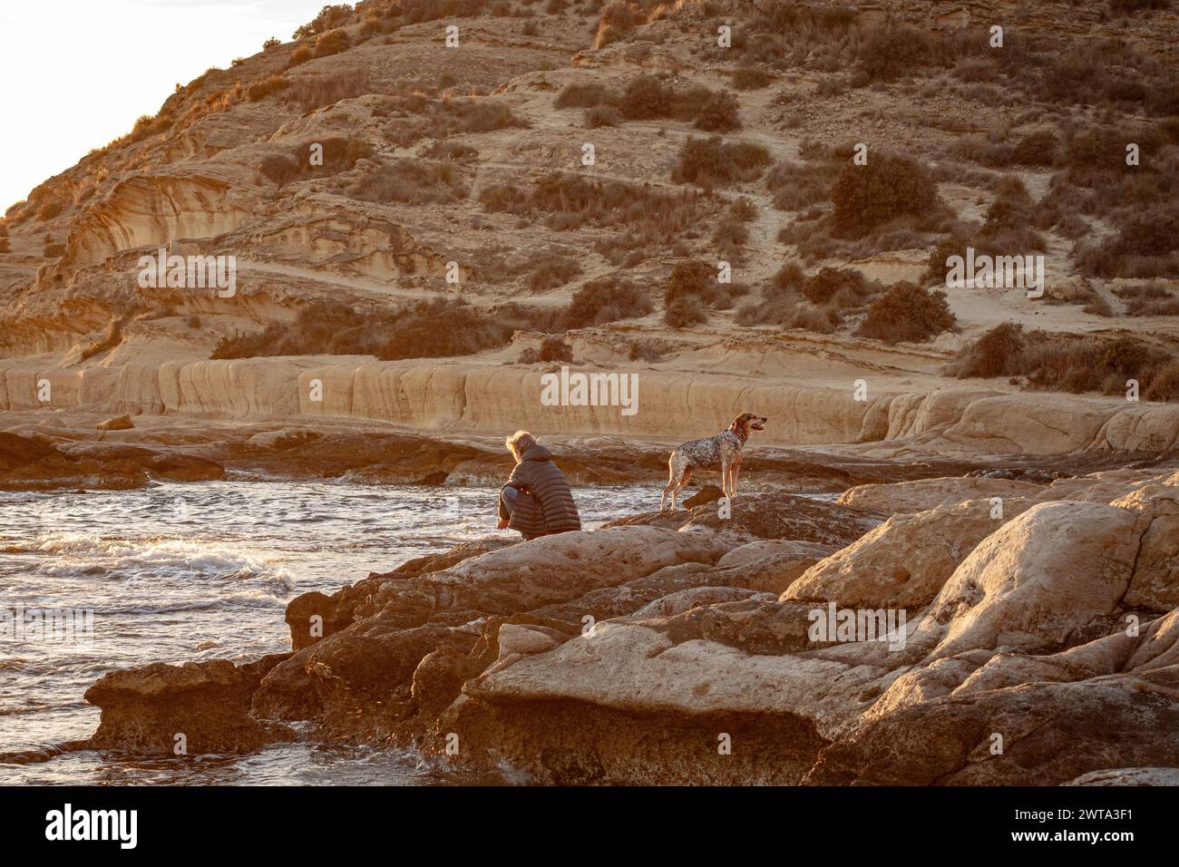 De la Almadraba en Alicante. España. Foto Stock