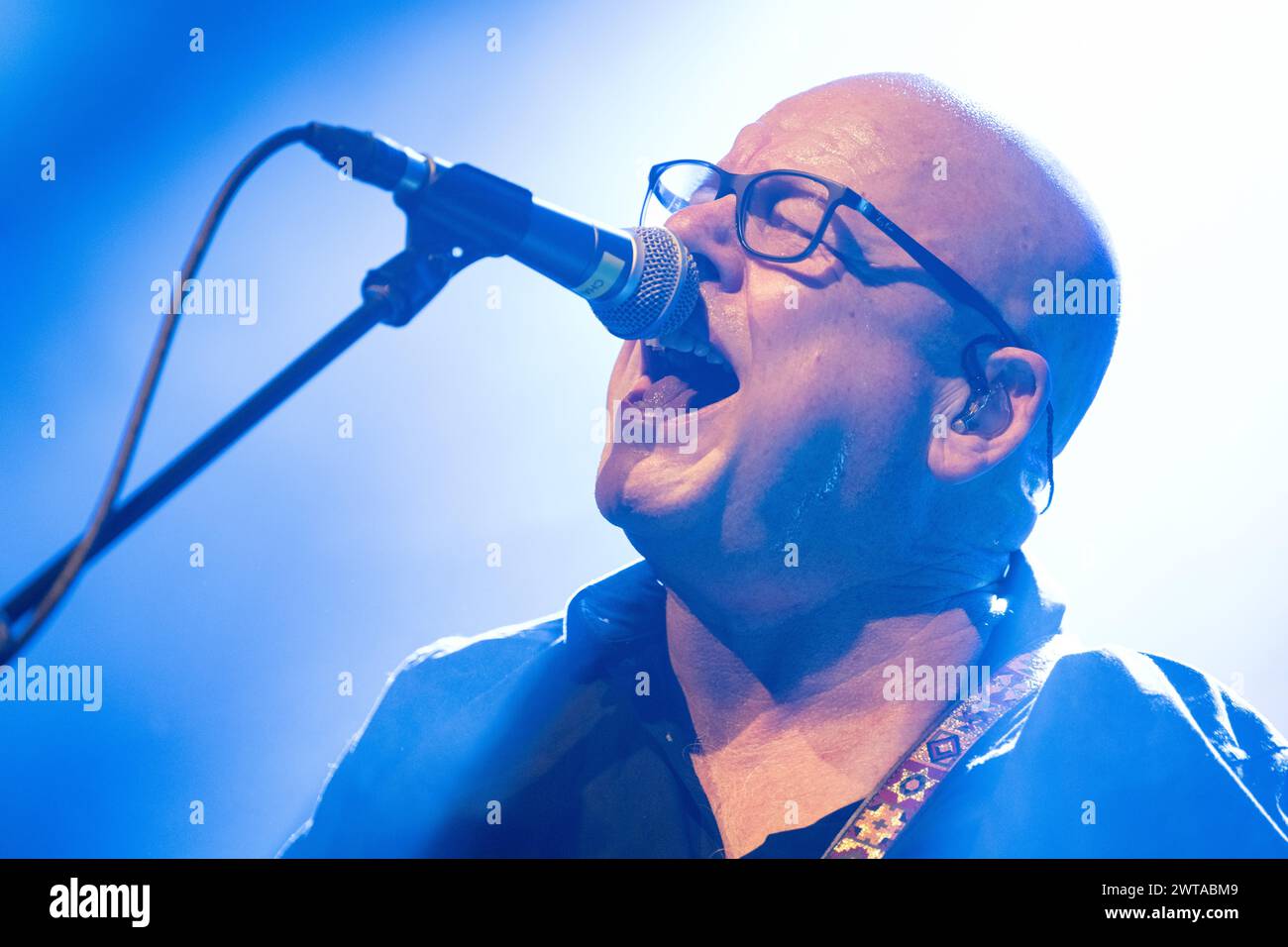 Londra, Regno Unito. 16 marzo 2024. Black Francis of Pixies in concerto all'O2 Kentish Town, Londra. Crediti: John Barry/Alamy Live News Foto Stock