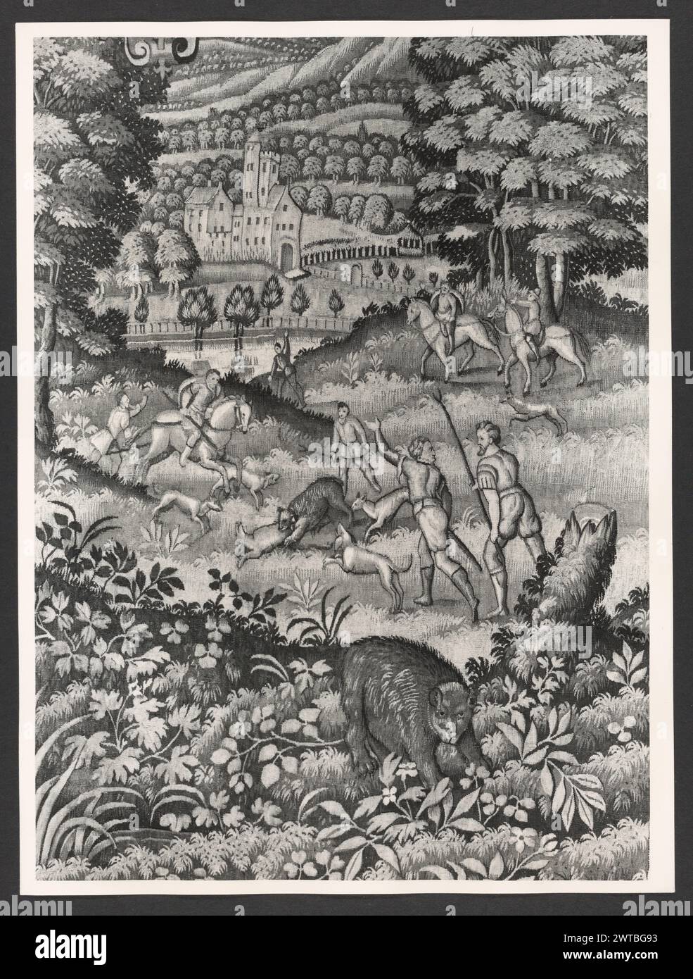 Lazio Roma Roma Palazzo Venezia, Museo6. Hutzel, Max 1960-1990 Post-medievale: Collezione di arazzi nella "sala Regia" Note: Occupare le stanze dell'appartamento Balbo, dove Paolo II visse e riunì le sue collezioni. Arazzi tedeschi e francesi del XVI secolo, tutti prodotti a Bruxelles, e cinque arazzi italiani da Riviera su disegni di cartoni animati di Giov. Franco Romanelli nel 1637-42. Il fotografo e studioso tedesco Max Hutzel (1911-1988) fotografò in Italia dai primi anni '1960 fino alla sua morte. Il risultato di questo progetto, citato da Hutzel come foto Arte mi Foto Stock