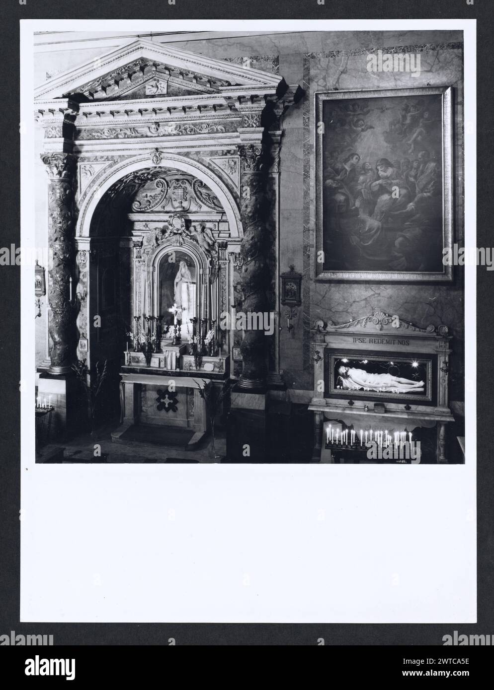 Lazio Frosinone Sora S. Maria Addolorata. Hutzel, Max 1960-1990 Post-medievale: Scultura architettonica, pittura, scultura. Struttura neoclassica. Il fotografo e studioso tedesco Max Hutzel (1911-1988) fotografò in Italia dai primi anni '1960 fino alla sua morte. Il risultato di questo progetto, citato da Hutzel come foto Arte minore, è un'accurata documentazione dello sviluppo storico dell'arte in Italia fino al XVIII secolo, che comprende oggetti degli Etruschi e dei Romani, nonché monumenti altomedievali, romanici, gotici, rinascimentali e barocchi. Le immagini sono organizzate per area geografica Foto Stock