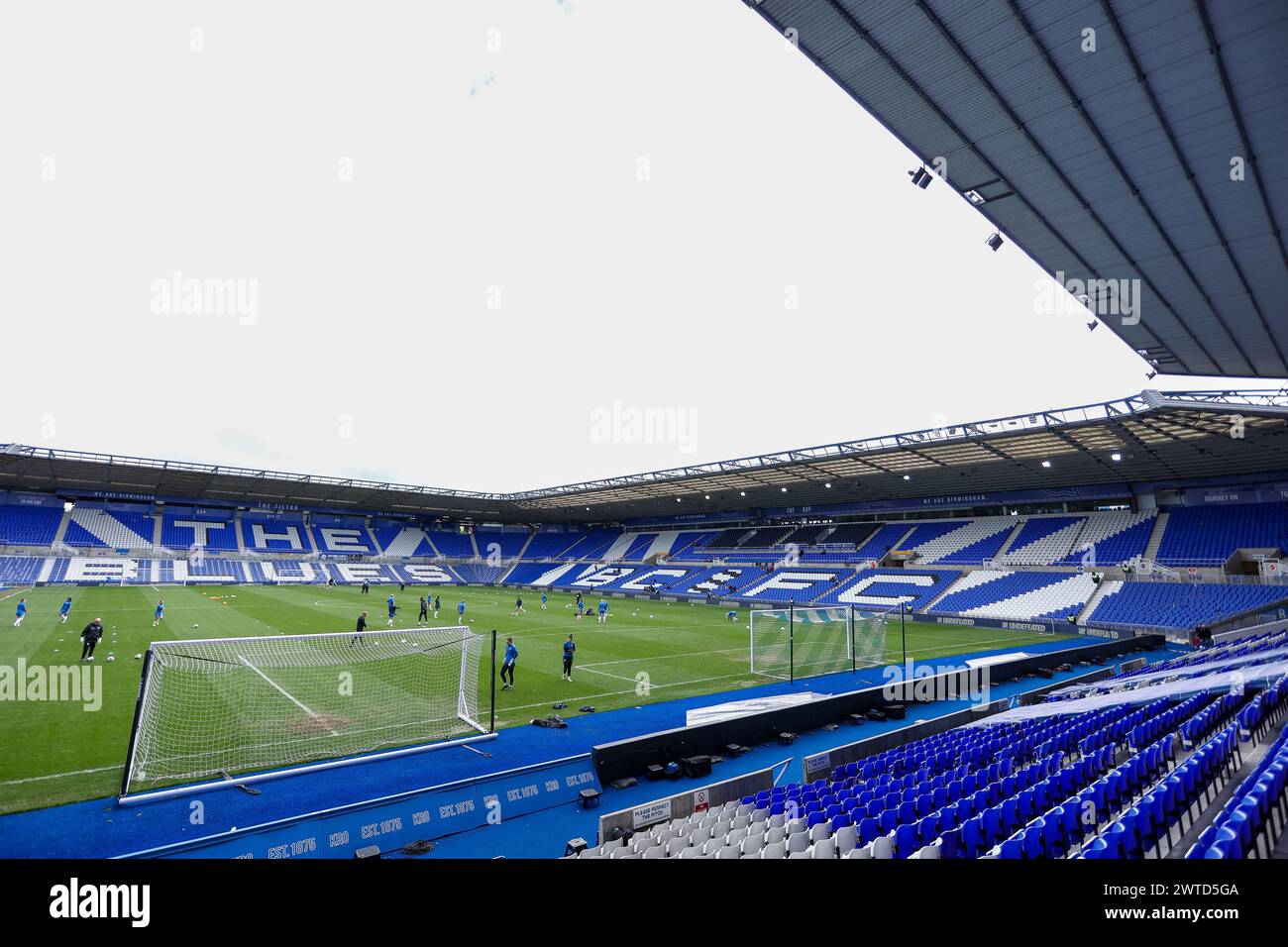 Birmingham, Regno Unito. 17 marzo 2024. Una visione generale del campo durante il match per il Women's Championship tra Birmingham City Women e Blackburn Rovers Women a St Andrews, Birmingham, Inghilterra, il 17 marzo 2024. Foto di Stuart Leggett. Solo per uso editoriale, licenza richiesta per uso commerciale. Non utilizzare in scommesse, giochi o pubblicazioni di singoli club/campionato/giocatori. Crediti: UK Sports Pics Ltd/Alamy Live News Foto Stock