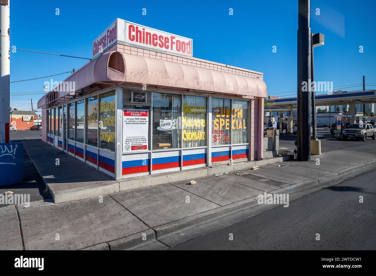 Ristorante cinese nella parte settentrionale di Las Vegas Boulevard a Las Vegas, Nevada Foto Stock