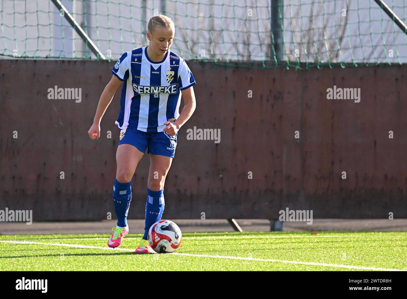 Gothenburg, Svezia. 17 marzo 2024. Gothenburg, Svezia, 17 marzo 2024: IDA Kjellman (16 IFK Goteborg) nella partita di Coppa di Lega svedese del 17 marzo 2024 tra IFK Goteborg e Linkoping FC al Valhalla di Goteborg, Svezia (Peter Sonander/SPP) credito: SPP Sport Press Photo. /Alamy Live News Foto Stock