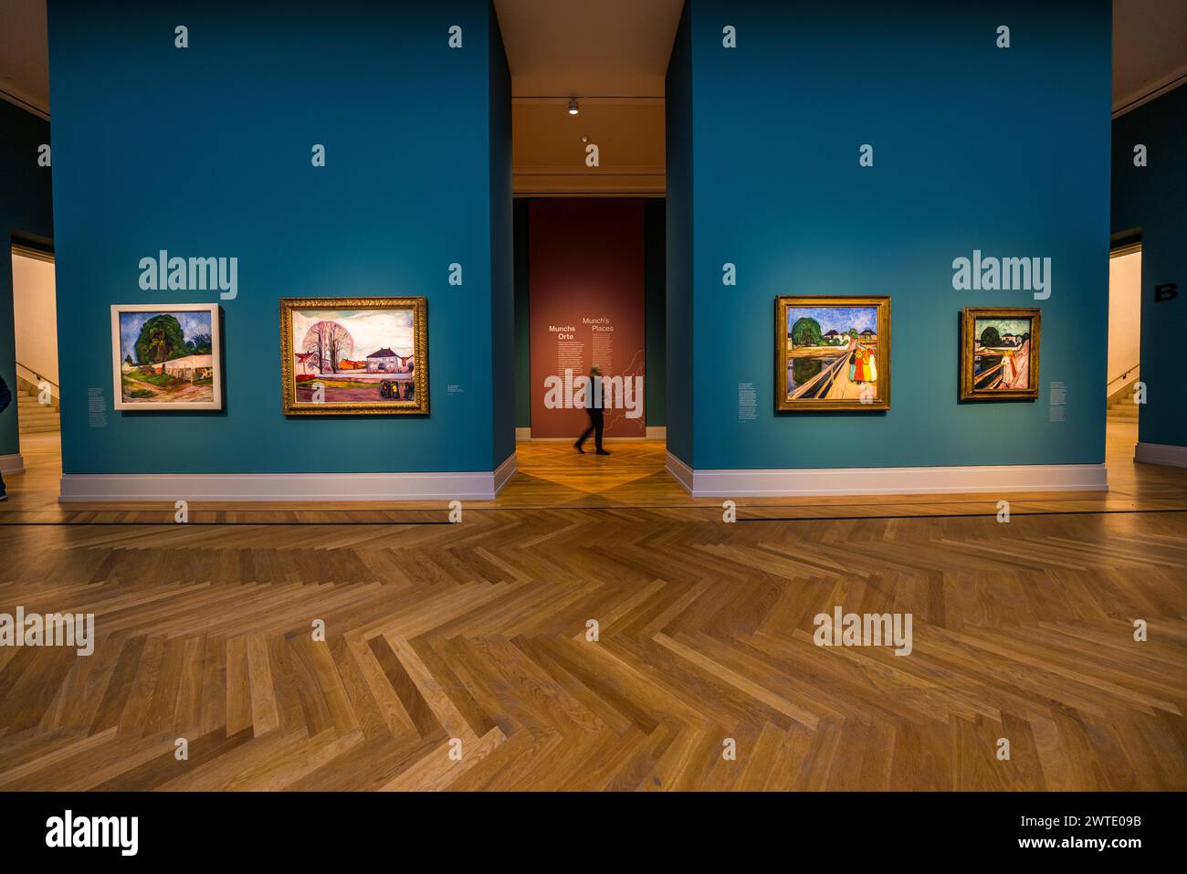 Mostra di Edvard Munch al Museo Barberini. Potsdam, Brandeburgo, Brandeburgo, Germania Foto Stock