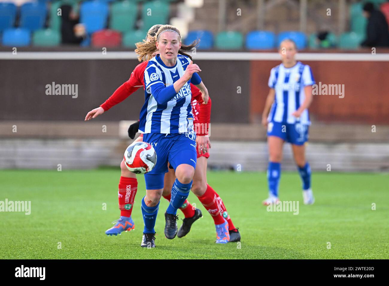 Gothenburg, Svezia. 17 marzo 2024. Gothenburg, Svezia, 17 marzo 2024: Lisa Palm (3 IFK Goteborg) durante la partita della Coppa di Lega svedese del 17 marzo 2024 tra IFK Goteborg e Linkoping FC al Valhalla di Goteborg, Svezia (Peter Sonander/SPP) credito: SPP Sport Press Photo. /Alamy Live News Foto Stock
