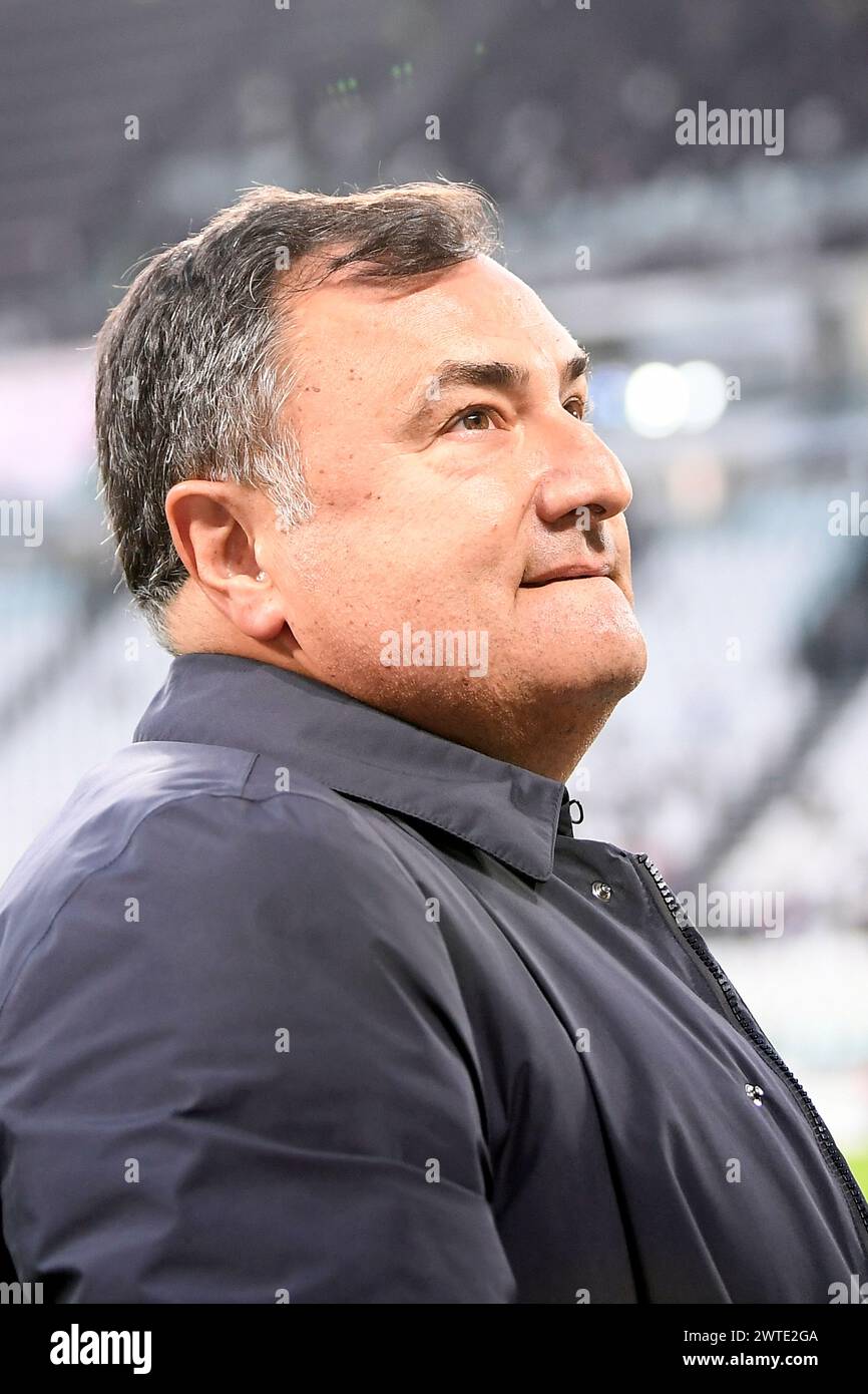 Foto LaPresse - Fabio Ferrari06 novembre 2021 Torino, Italia Sport calcio Juventus FC vs ACF Fiorentina - Campionato di calcio serie A TIM 2021/2022 - Allianz Stadium. Nella foto:Joe Barone Photo LaPresse - Fabio Ferrari 06 novembre 2021 Torino, Italia calcio sportivo Juventus FC vs ACF Fiorentina - Campionato Italiano A TIM 2021/2022 - Allianz Stadium. Nella foto: Joe Barone Foto Stock