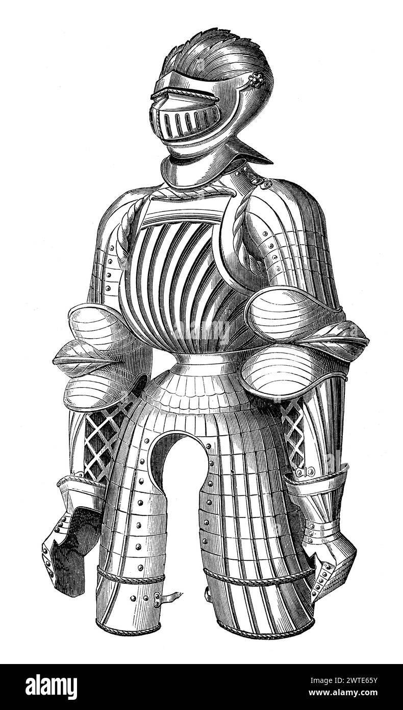 Armatura Maximilian, tedesco dell'inizio del XVI secolo Foto Stock
