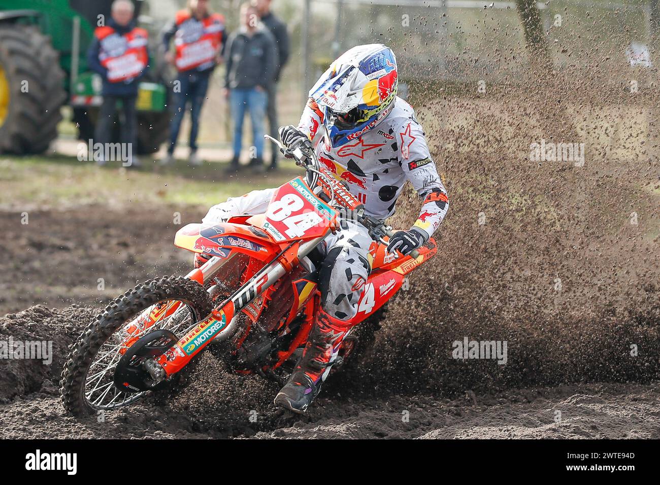 HARFSEN, PAESI BASSI - 17 MARZO: Jeffrey Herlings NED KTM Red Bull KTM Factory Racing durante il parctice di tempo libero sul primo round della M olandese Foto Stock