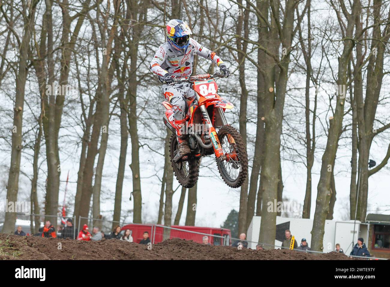 HARFSEN, PAESI BASSI - 17 MARZO: Jeffrey Herlings NED KTM Red Bull KTM Factory Racing durante il parctice di tempo libero sul primo round della M olandese Foto Stock