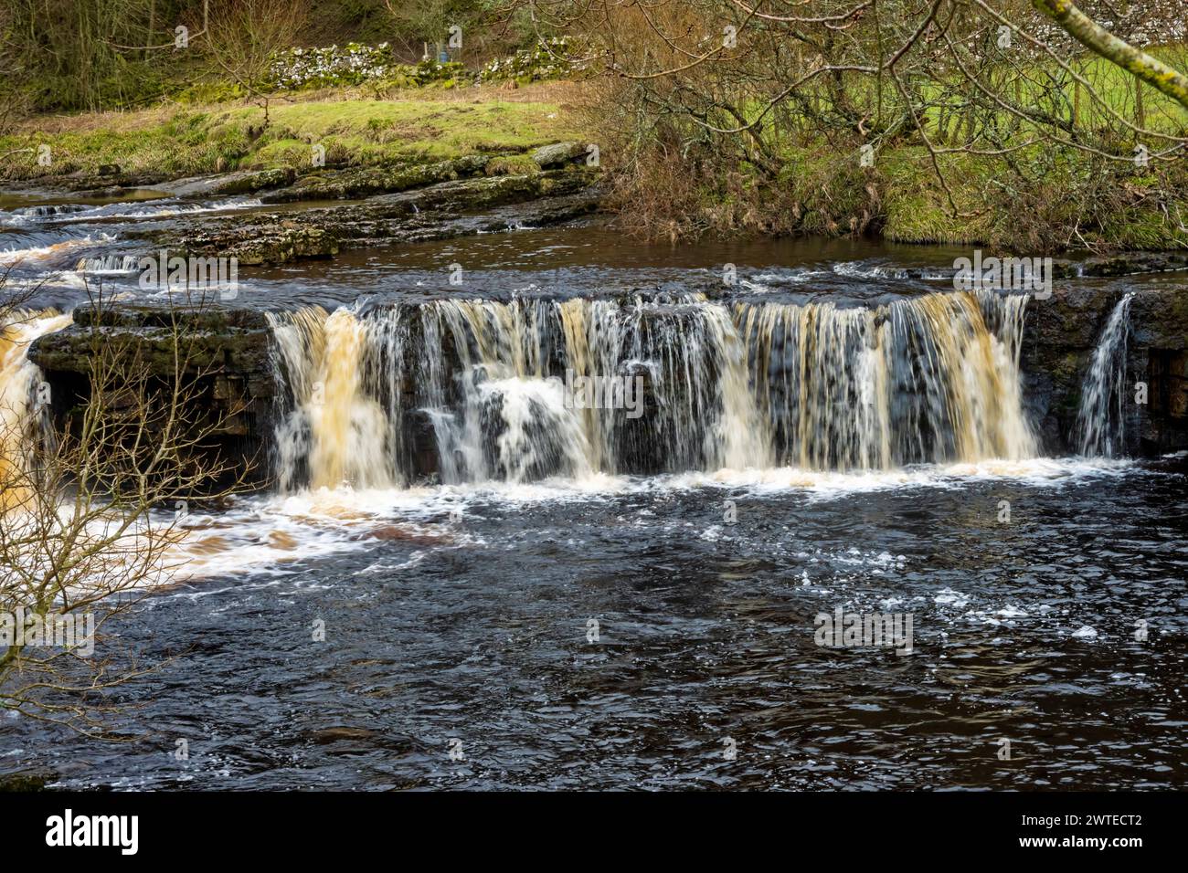 Wain Wath Force, Swaledale, Yorkshire Dales National Park. Foto Stock