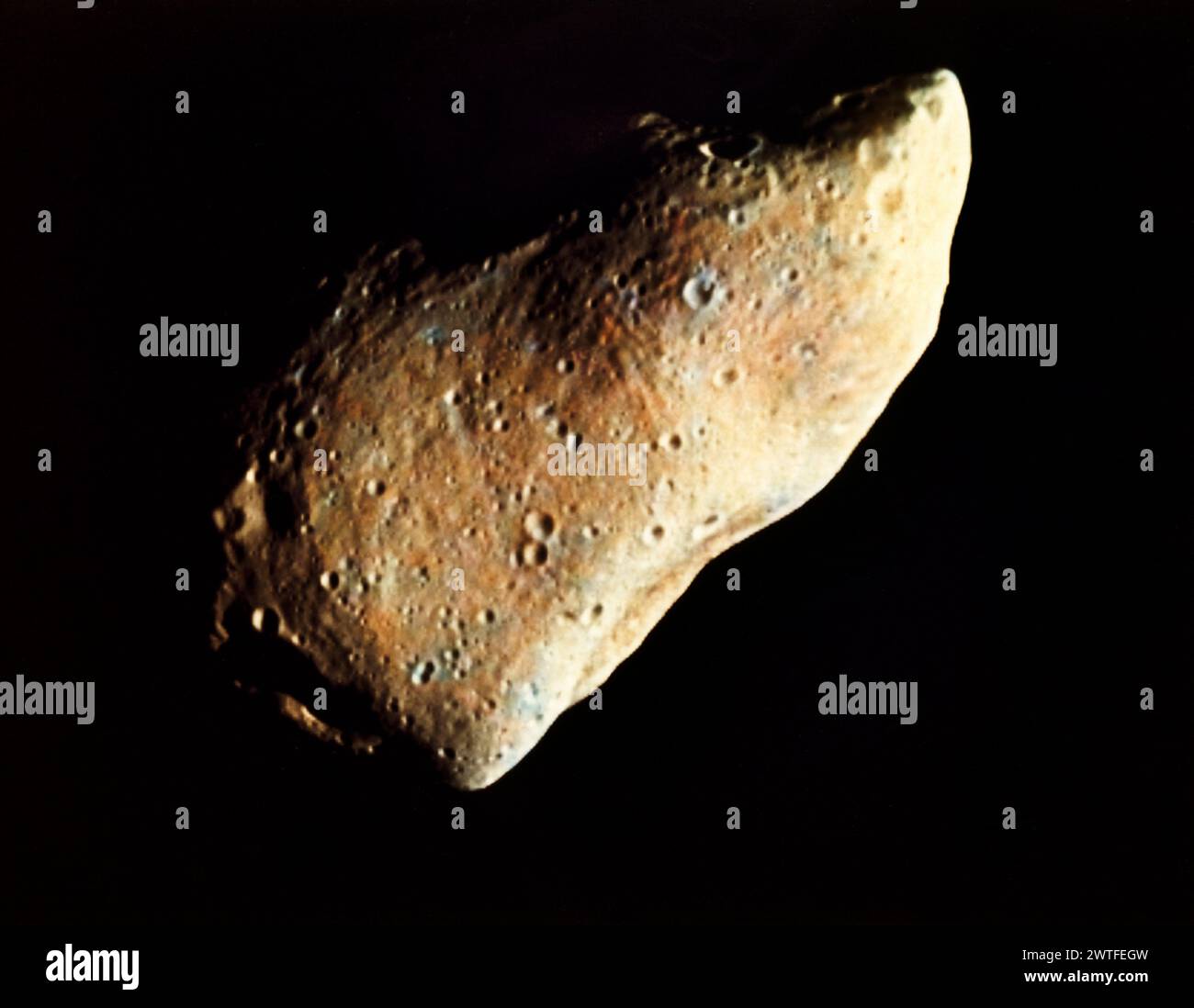 Asteroide 951 Gaspra S-Type della sonda Galileo 1991 Foto Stock