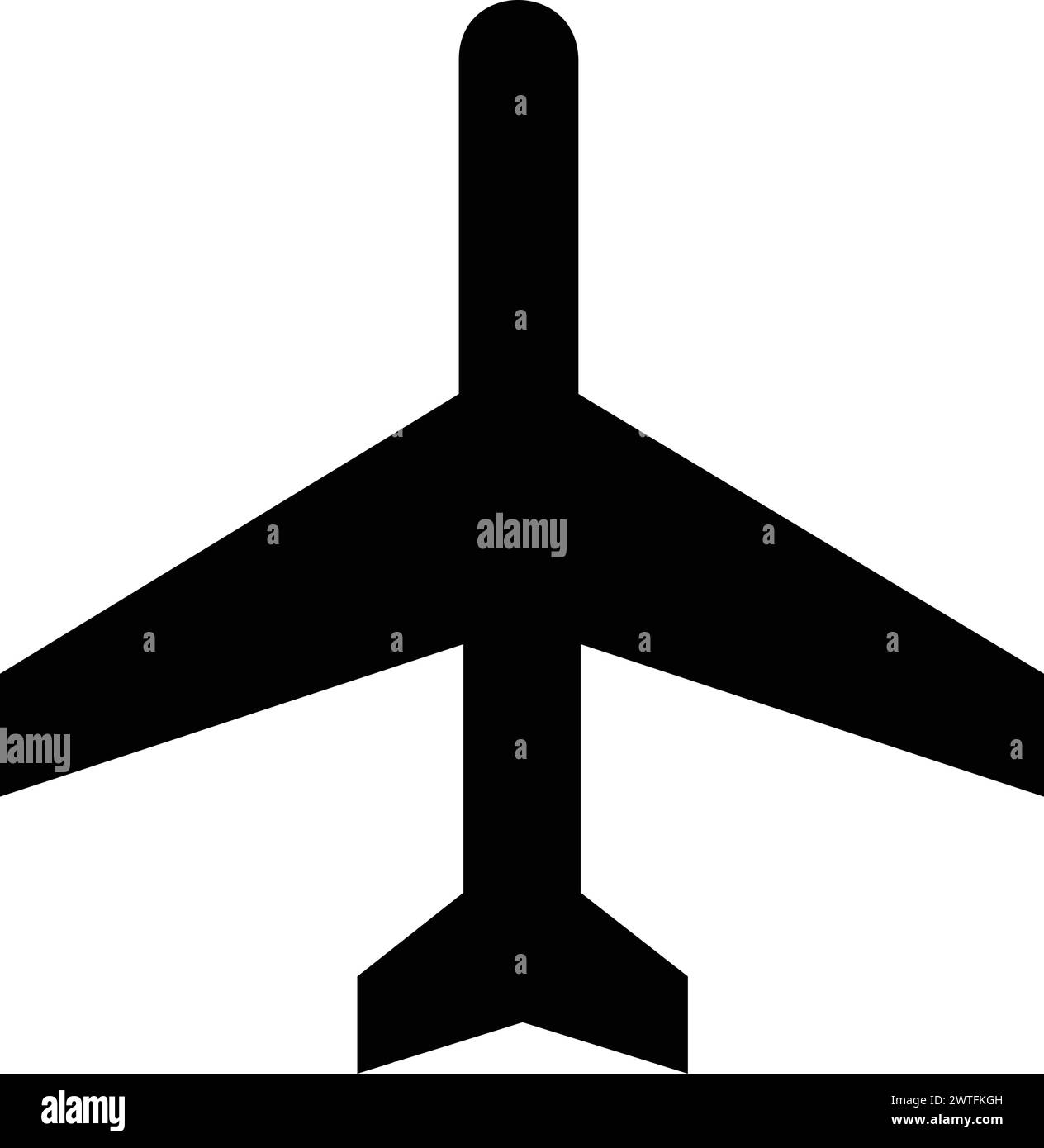 Vettore icona aeroplano DOT. Simbolo del trasporto aereo. Illustrazione di viaggio. Simbolo delle festività Illustrazione Vettoriale
