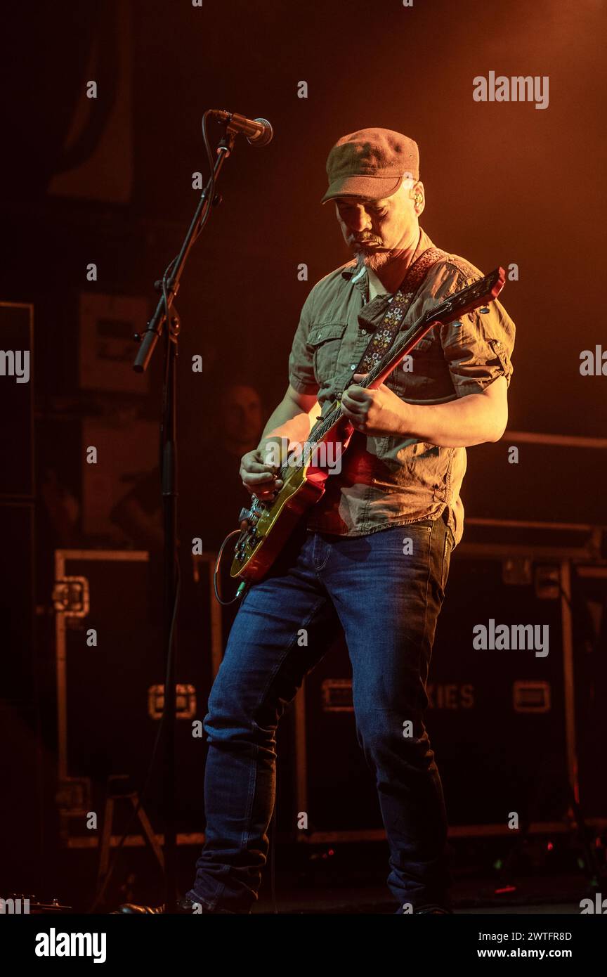 Londra, Regno Unito. 17 marzo 2024. I Pixies suonano un secondo show tutto esaurito al Kentish Town Forum. Cristina Massei/Alamy Live News Foto Stock