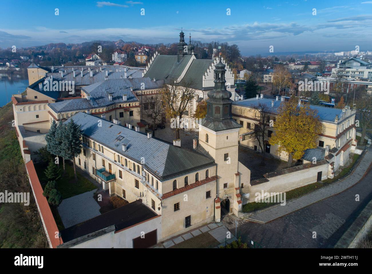 Monastero di Norbertine, Chiesa di San Agostino e San Giovanni Battista, Cracovia, Polonia Foto Stock
