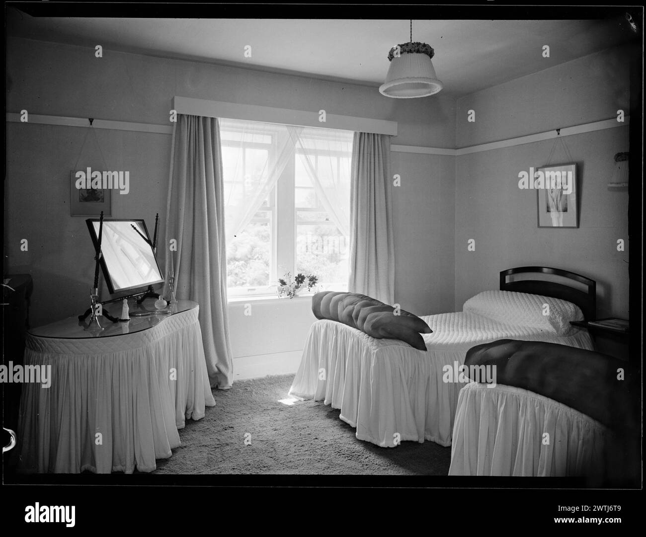 Mrs Blakely's House, Golf Road gelatin Silver negative, black-and-white negative Foto Stock