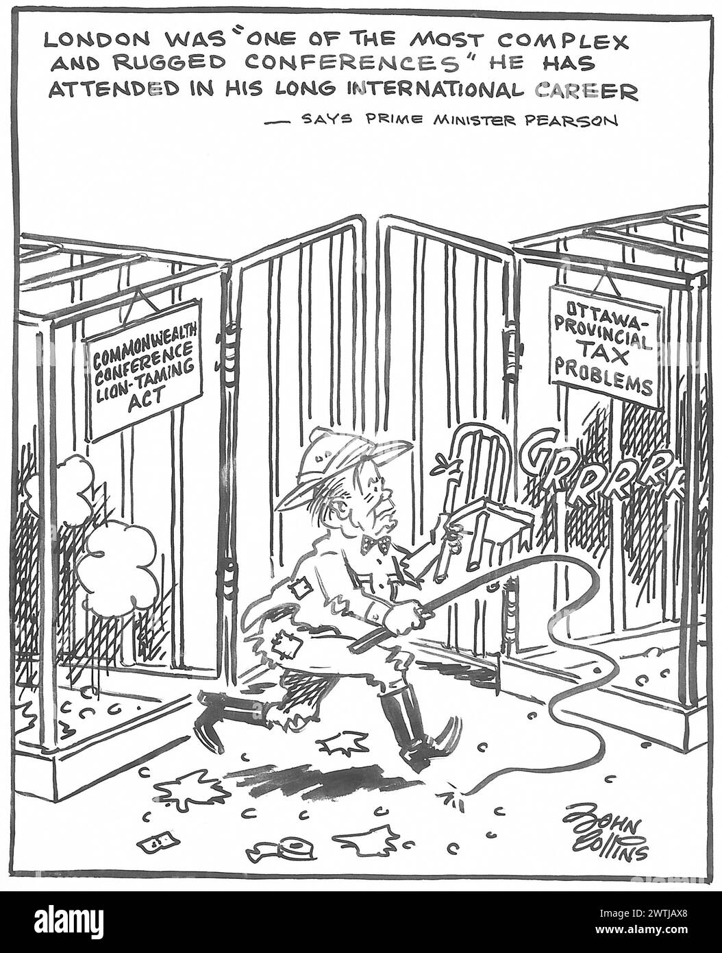 Cartoon - non hai ancora visto Nothin, Lester. John Collins (1917-2007) Foto Stock