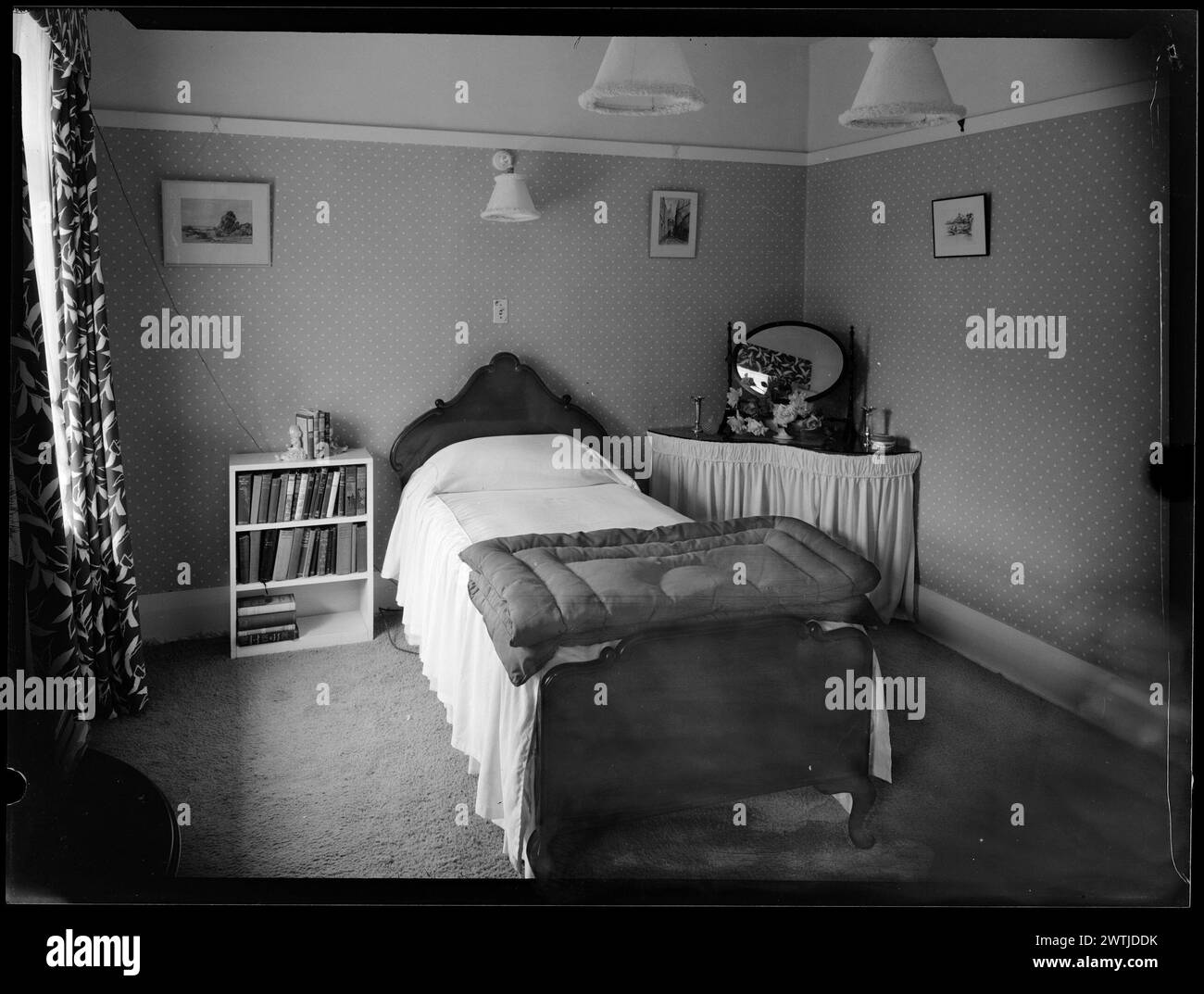 Mrs Blakely's House, Golf Road gelatin Silver negative, black-and-white negative Foto Stock