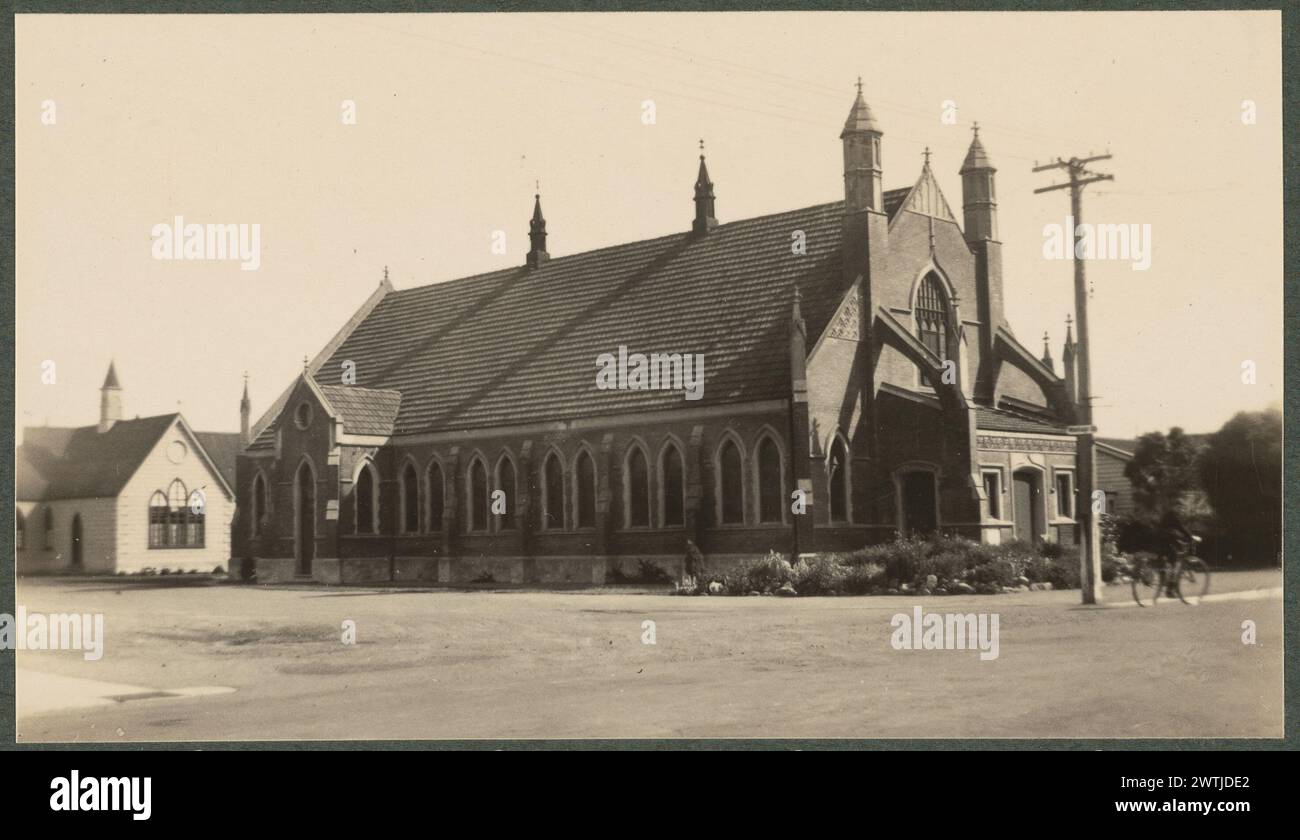 Chiesa presbiteriana, Masterton. 18.12.31. Dall'album: Vedute delle chiese stampe fotografiche, stampe in argento gelatina Foto Stock