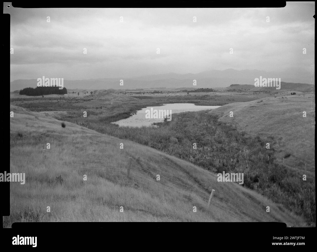 Old Horowhenua - siti, nomi, caratteristiche : 1931 negativi di nitrati, negativi in bianco e nero Foto Stock