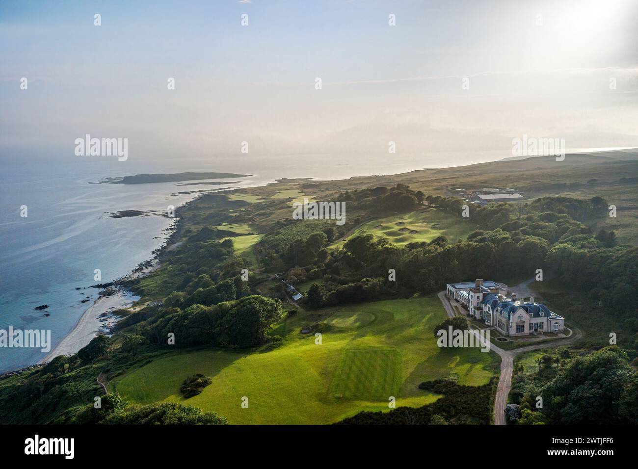 Ardfin Estate sull'Isola del Giura, Ebridi interne, Scozia, Regno Unito Foto Stock