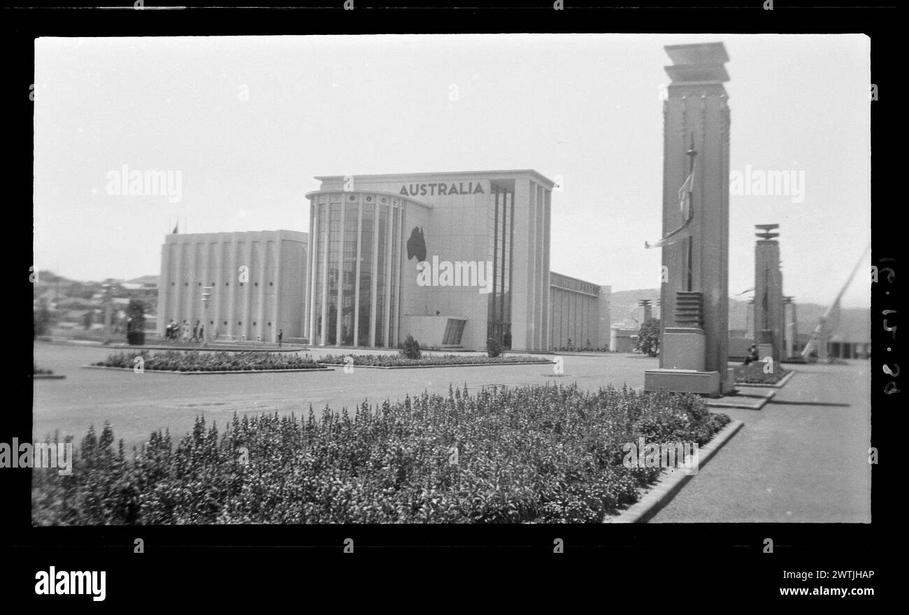 Centennial Exhibition, Wellington gelatin Silver negative, black-and-white negative Foto Stock
