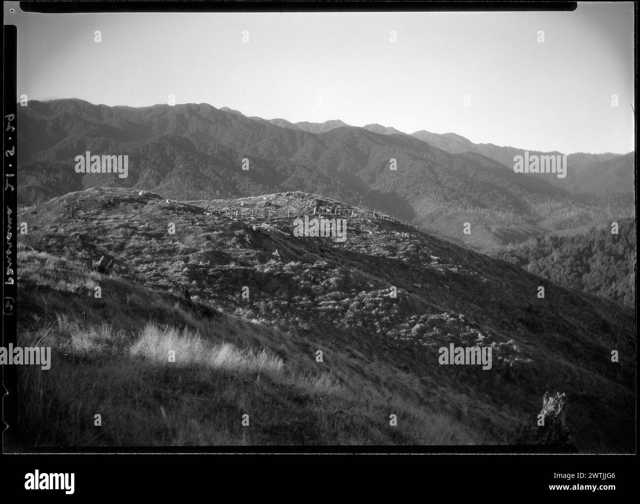 Tararuas - area Park Valley : 21 maggio 1929 negativi argento gelatina, negativi bianco e nero Foto Stock