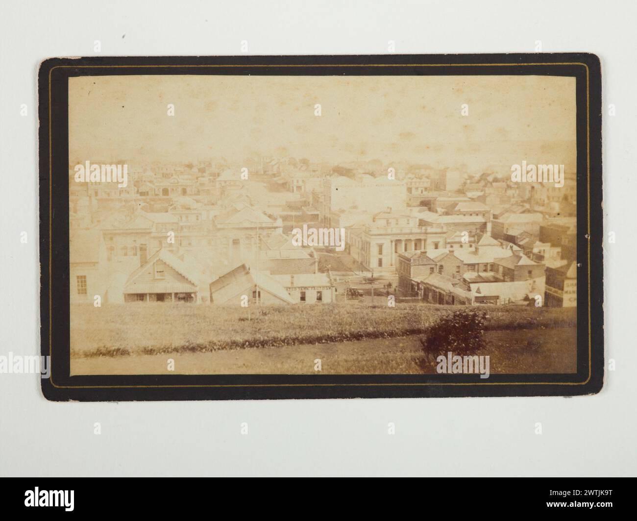 Victoria Street East, da Albert Park cartes-de-visite, stampe in bianco e nero Foto Stock
