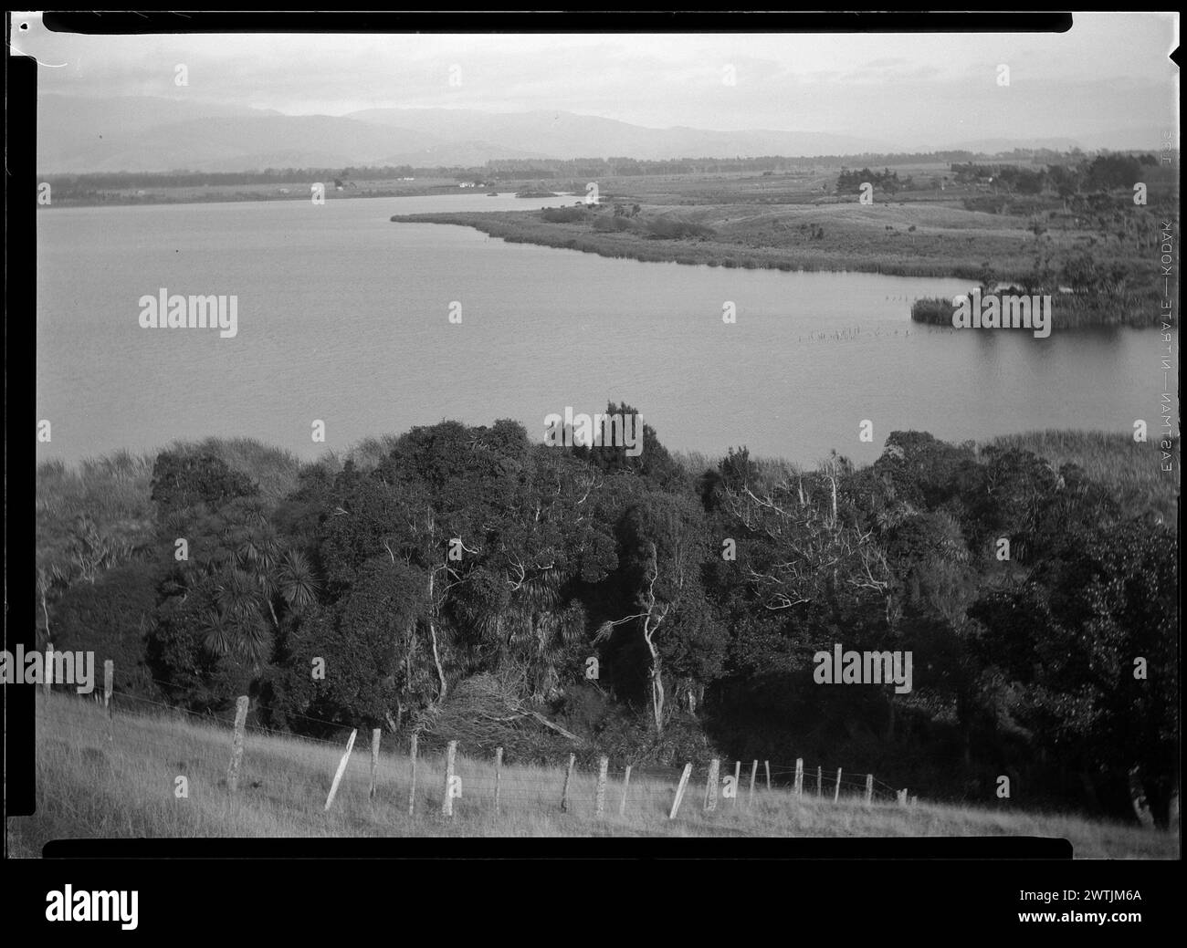 Old Horowhenua - siti, nomi, caratteristiche : 1931 negativi di nitrati, negativi in bianco e nero Foto Stock