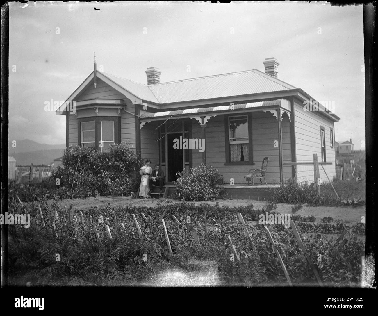 Casa di Barry Snow, Levin 13.12.08 negativi in bianco e nero Foto Stock