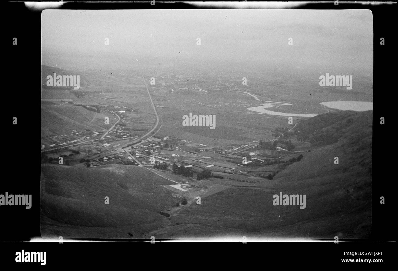 [Christchurch] negativi d'argento gelatina, negativi in bianco e nero Foto Stock